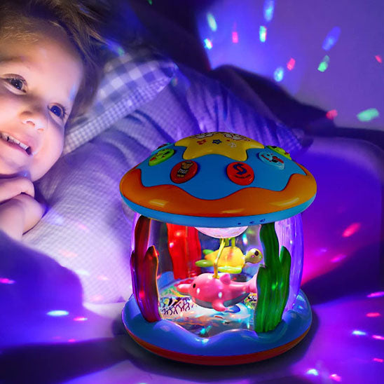 Jouet bebe | projecteur rotatif veilleuse Twilo™