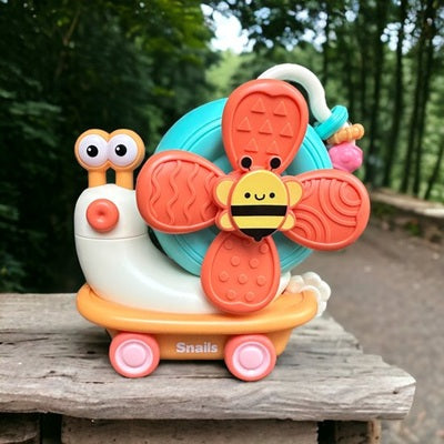 jouet pour bebe escargot pose table en bois foret