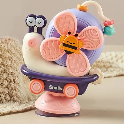 jouet pour bebe escargot violet