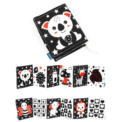 livre bebe noir et blanc monsieur panda