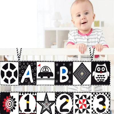 livre bebe noir et blanc protection optimale berceau