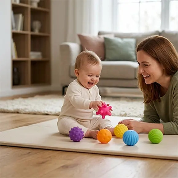 maman bébé tapis tient balle sensorielle bebe étoile