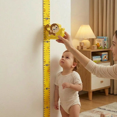 maman tient singe toise enfant bebe curieux regarde