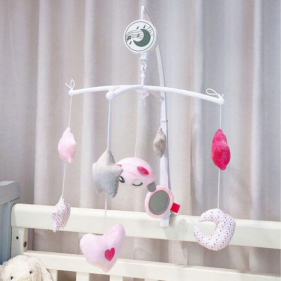 mobile bebe hibou avec boite musicale
