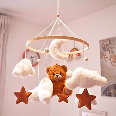 mobile bebe ours etoiles