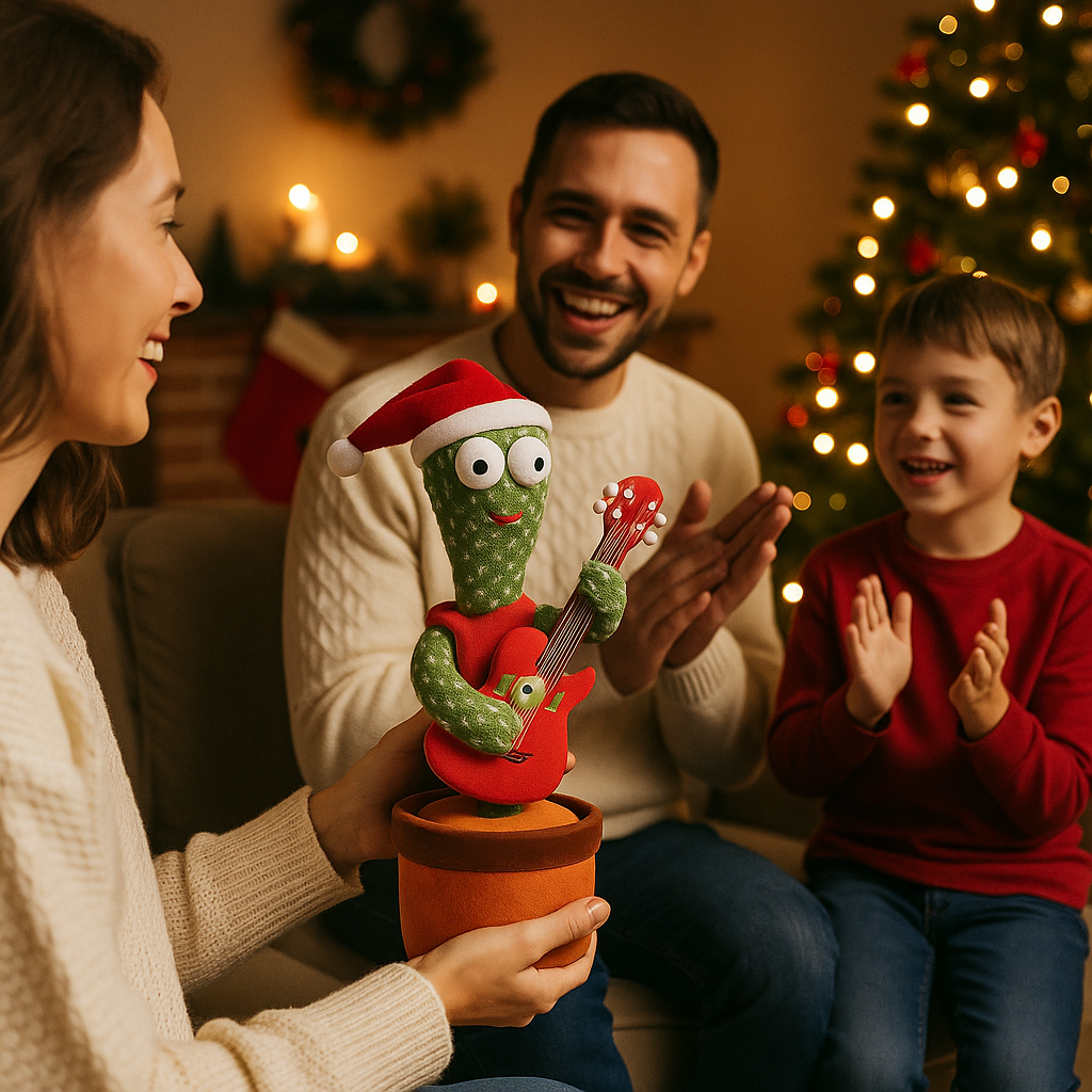 peluche interactive entre mains maman papa garçon frappent mains