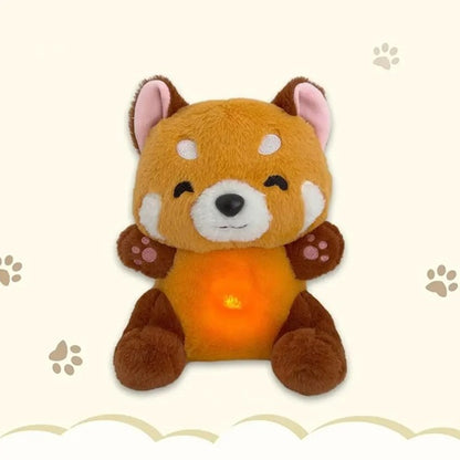 peluche qui respire panda roux