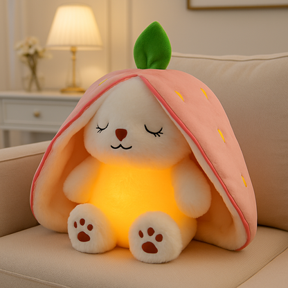 peluche qui respire veilleuse dans canape