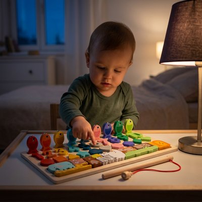 petit touche lettre bois puzzle bebe pose petite table chambre