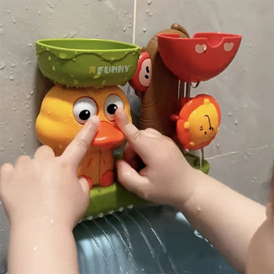 petits doigts bebe touche yeux jouet de bain bebe