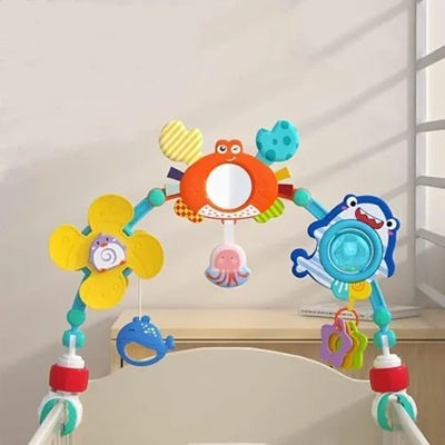 portique bebe fixe berceau bebe