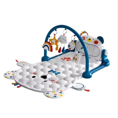 tapis d activite bebe bleu