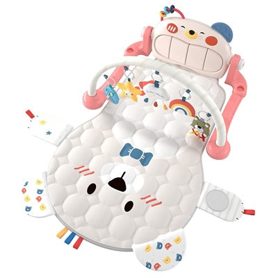 tapis d activite bebe rose