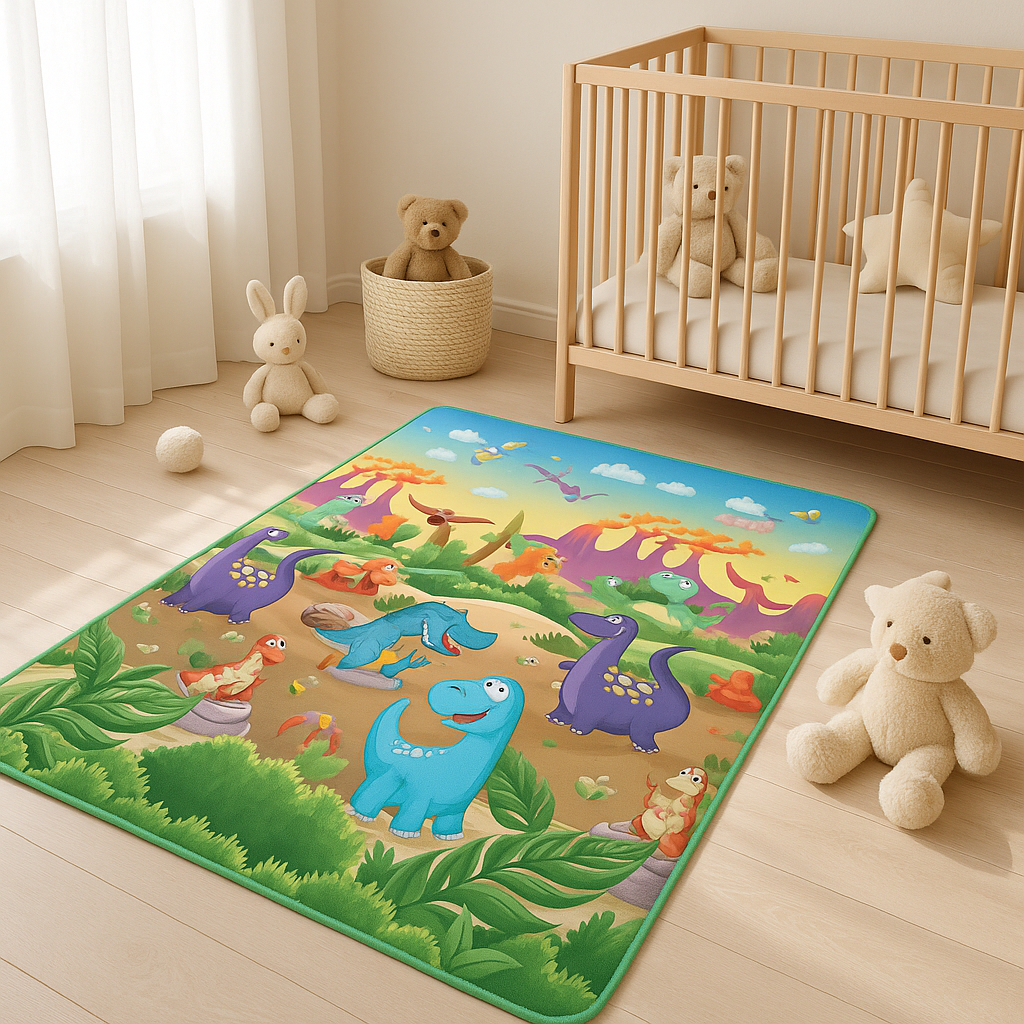 tapis de jeu bebe dinosaures