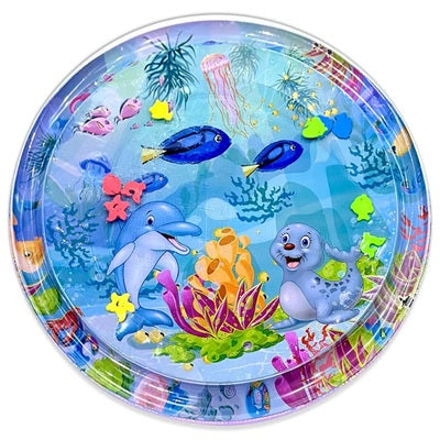 tapis de jeu bebe violet rond