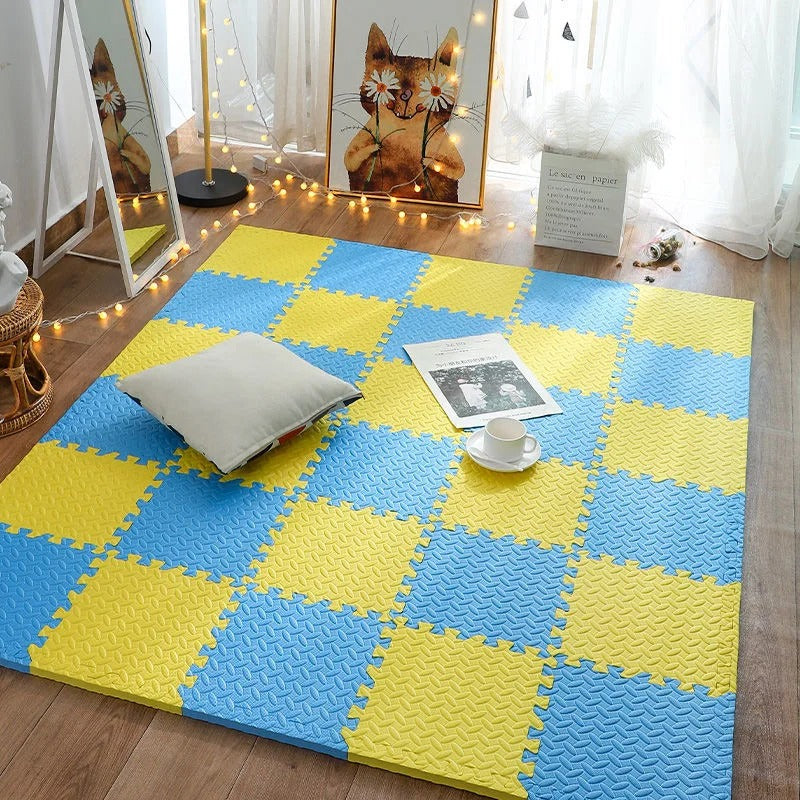 tapis-en-mousse-puzzle-jaune-bleu-clair